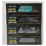 Train - (4) Weaver O-Gauge Freight Cars (MIB)
