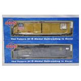 Train-(2) Atlas  Big-O O-Gauge Auto Parts Box Cars
