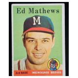 1958T #440 Ed Mathews Baseball Card