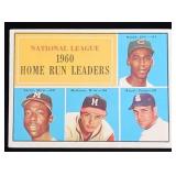 1961T #43 Banks/Aaron/Mathews Baseball Card