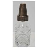 Galway Irish Crystal Cut Glass Baby Bottle