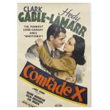 Orig. 1940 "Comrade X" Movie Poster