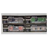Train - (4) K-Line O-Gauge Freight Cars (MIB)
