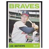 1964T #35 Ed Mathews Baseball Card