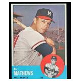 1963T #275 Ed Mathews Baseball Card