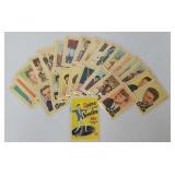 (25) 1960F Spins & Needles Trading Cards & Wrapper