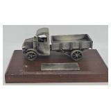 Bristol Pewter Mack AC Bulldog Desk Model