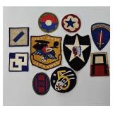 (10) Different US Military Arm Patches