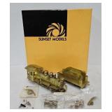 Sunset Models Brass C&S On3 Gauge Loco & Tender