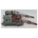Train- (2) Prewar Lionel #219 Std Gauge Crane Cars