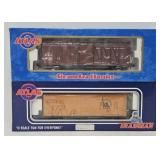Train - (2) Atlas O-Gauge Freight Cars