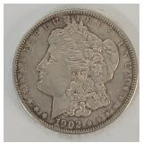 Coin - 1902 Morgan Silver Dollar