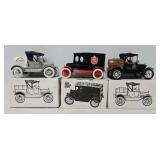(3) Ertl Die Cast Beer Promo Coin Banks (MIB)