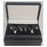 Sterling Silver Wine Stemmies (MIB)