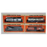 Train- (4) Lionel O-Gauge Tank Cars (MIB)
