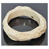 Mid Century Givenchy Chunky Molten Resin Bracelet