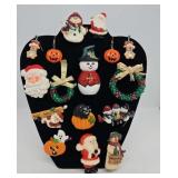 (16 Pcs) Holiday Jewelry