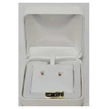 14KT Yellow Gold & .25 ctw Diamond Stud Earrings