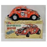 TAIYO Japan Tin Litho Battery Op "Speed Bug"