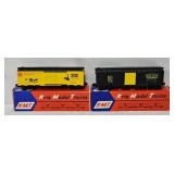 Train - (2) KMT O-Gauge Freight Cars (MIB)