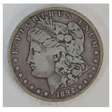 Coin - 1892S Morgan Silver Dollar