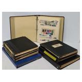 Stamps - Lot Mature Collectors Stamp Stock Books