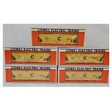 Train-(5) Lionel O-Gauge Chessie Three Bay Hoppers