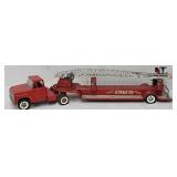 Structo 31" Pressed Steel Aerial Ladder Fire Truck