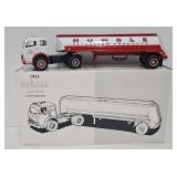1st Gear Mobile Oil White 3000 Tractor & Tanker