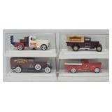 (4) Hartoy Solido 1:43 Die Cast Budweiser Vehicles