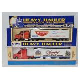 (2) K-Line Die Cast Yuengling Beer Tractor Trailer