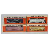 Train- (4) Lionel O-Gauge FreightCars (MIB)