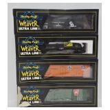 Train - (4) Weaver Ultra Line O-Gauge Freight Cars