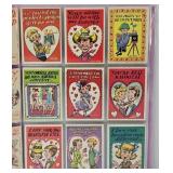 Set (1-66) 1959T Funny Valentines Cards & Wrapper