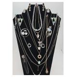 (21 Pcs) Sterling Silver Jewelry