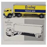 1st Gear Die Cast Reading Beer Tractor Trailer
