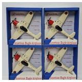 (4) Ertl FE-5010 Die Cast Indian Airplane (MIB