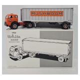 1st Gear Die Cast Mushroom Trans. Tractor Trailer