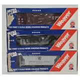 Train - (3) Weaver Ultra Line O-Gauge Freight Cars