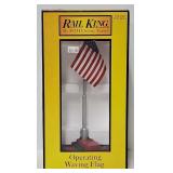 Train - Rail King #30-9103 Operating American Flag