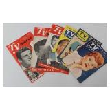 (6) 1950ï¿½s TV Guides & TV Digest