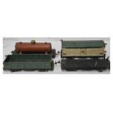 Train - (4) Lionel Std Gauge Freight Cars