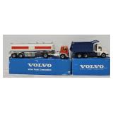 (2) Siku 1:55 Die Cast Volvo Promo Trucks