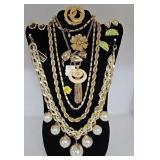 Designer Gold Tone Jewelry