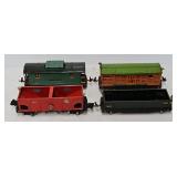 Train- (4) Pre-War Lionel O-Gauge Freight Cars