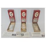 Train - (3) Campbell HO Model Building Kits