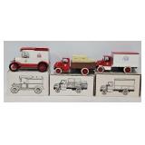 (3) Ertl Die Cast Beer Promo Coin Banks (MIB)
