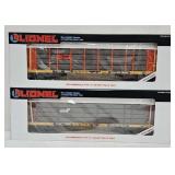 Train - (2) Lionel O-Gauge Auto Carrier Cars