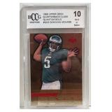 1999 Upper Deck QB Class Quantum Gold McNabb