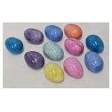 (11)  Alabaster Marble Stone Eggs